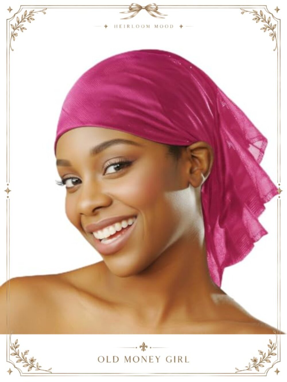 Satin Head Scarf 30x30 Square Hair Wrap Sleep Headband Women